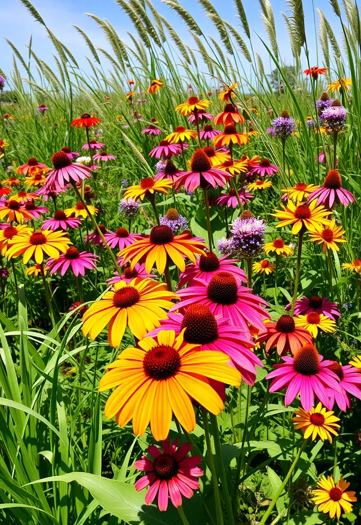 18 Colorful Flower Garden Ideas That Will Attract Pollinators (Wait Until You See #6!) - 1. Pollinator-Perfect Perennials