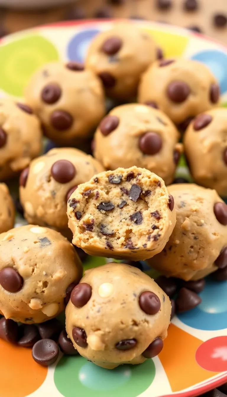 12 No-Bake Desserts That Are Perfect for Summer (Wait Until You Try #6!) - 10. No-Bake Chocolate Chip Cookie Dough Bites