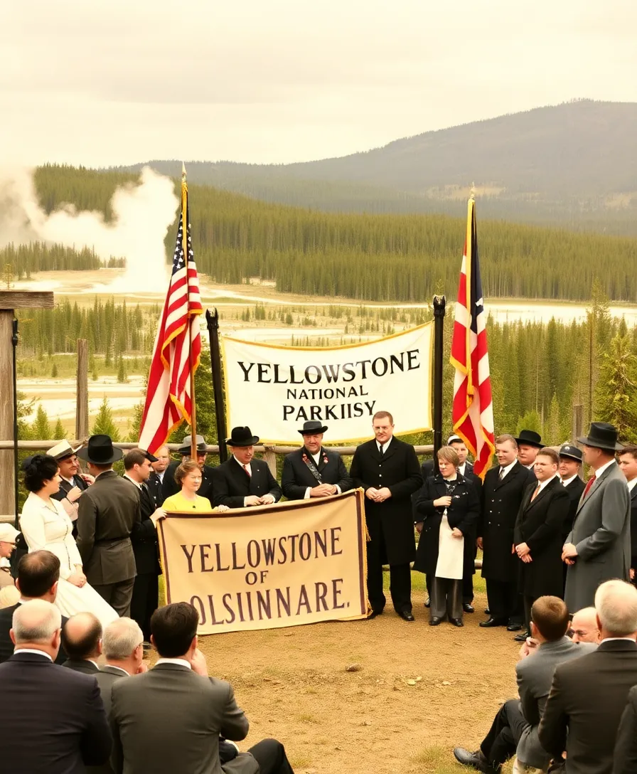 Discover the Untold History of Yellowstone National Park: 11 Fascinating Facts! - 2. The First National Park