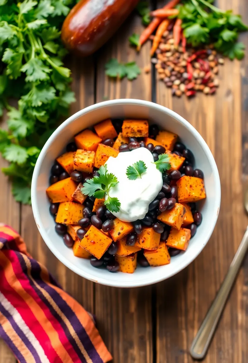 15 Quick & Easy Healthy Lunch Recipes That Will Make You Feel Amazing! - 3. Sweet Potato and Black Bean Bowl