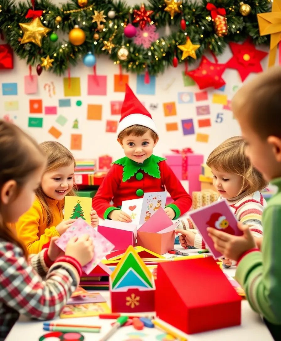 20 Elf on the Shelf Activities Your Kids Will Beg for Every December! - 16. Elf's Christmas Card Station