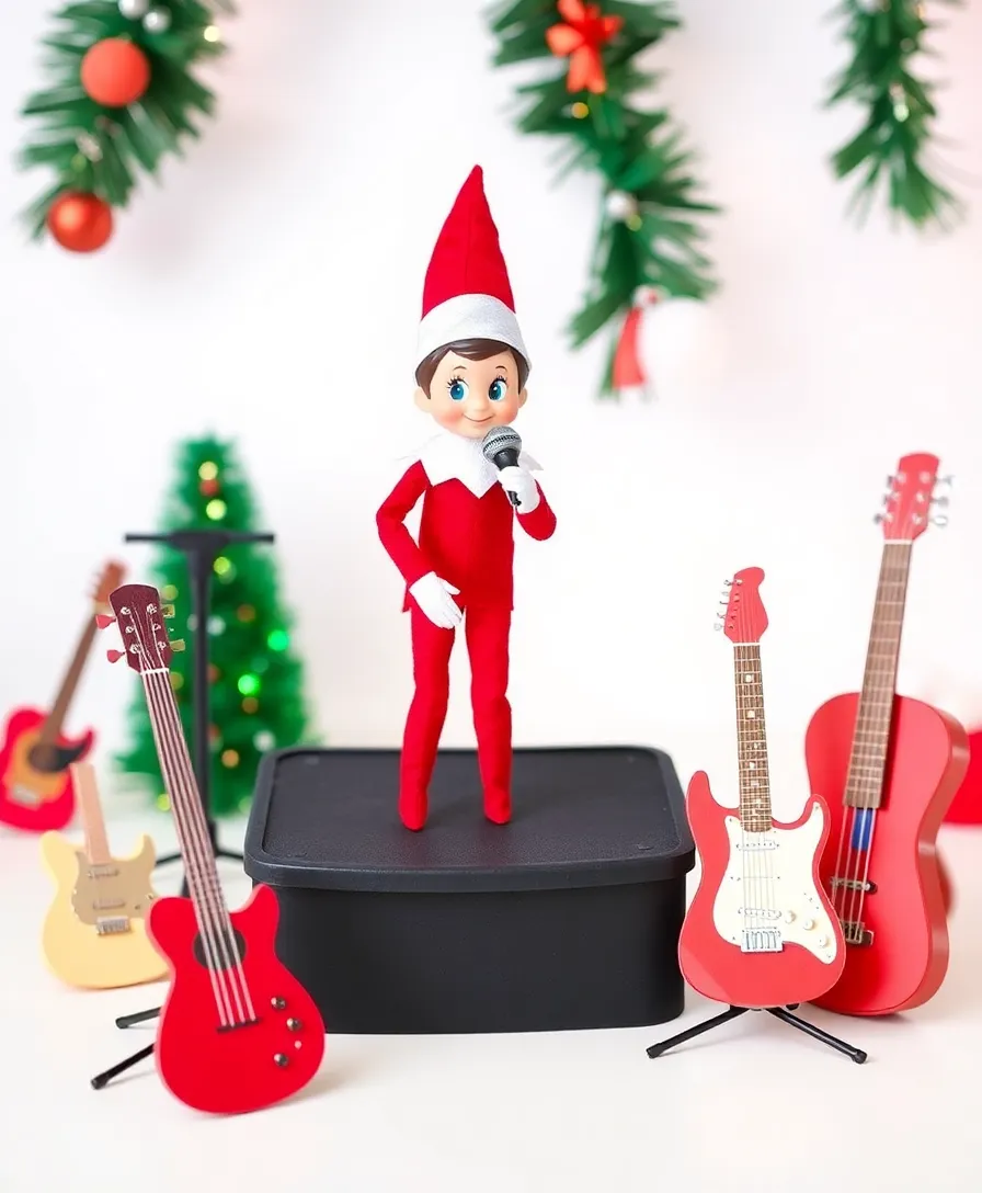 How to Start Easy Elf on the Shelf Ideas for a Magical Christmas Wallpaper! - 12. Elf's Christmas Concert