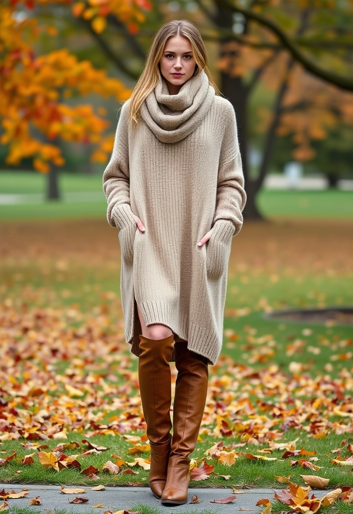 20 Casual Outfits That'll Make You Look Effortlessly Stylish (You Won't Believe #15!) - 2. Cozy Sweater Dress