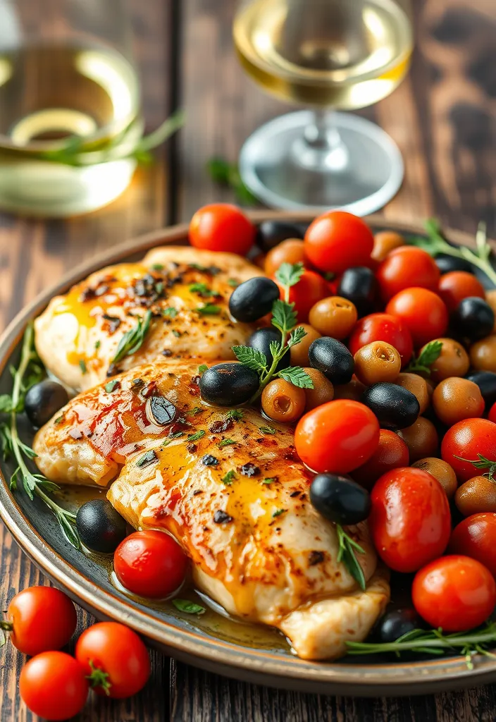 10 One-Pan Chicken Recipes That'll Make You Love Cooking Again (#7 Is a Game-Changer!) - 7. One-Pan Mediterranean Chicken