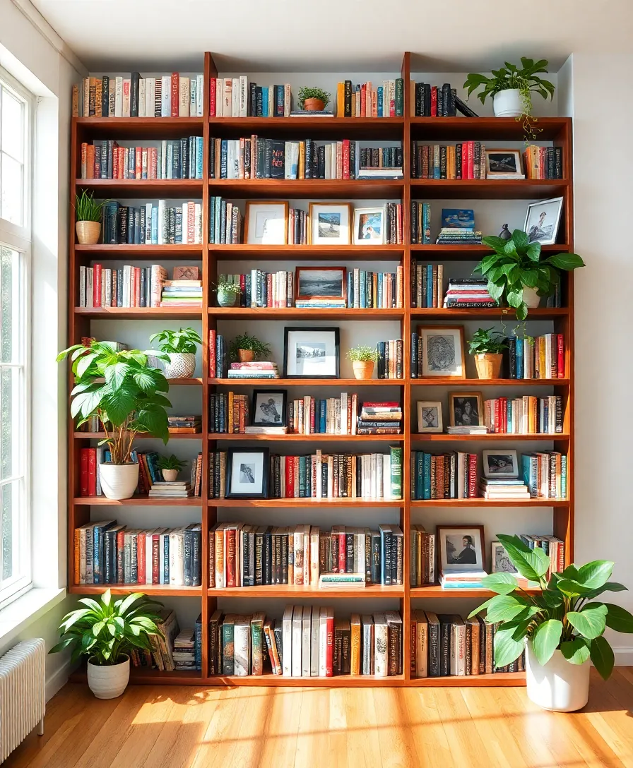 10 Creative DIY Bookshelf Designs That Will Wow Your Guests! - 7. Multi-Tiered Bookshelf