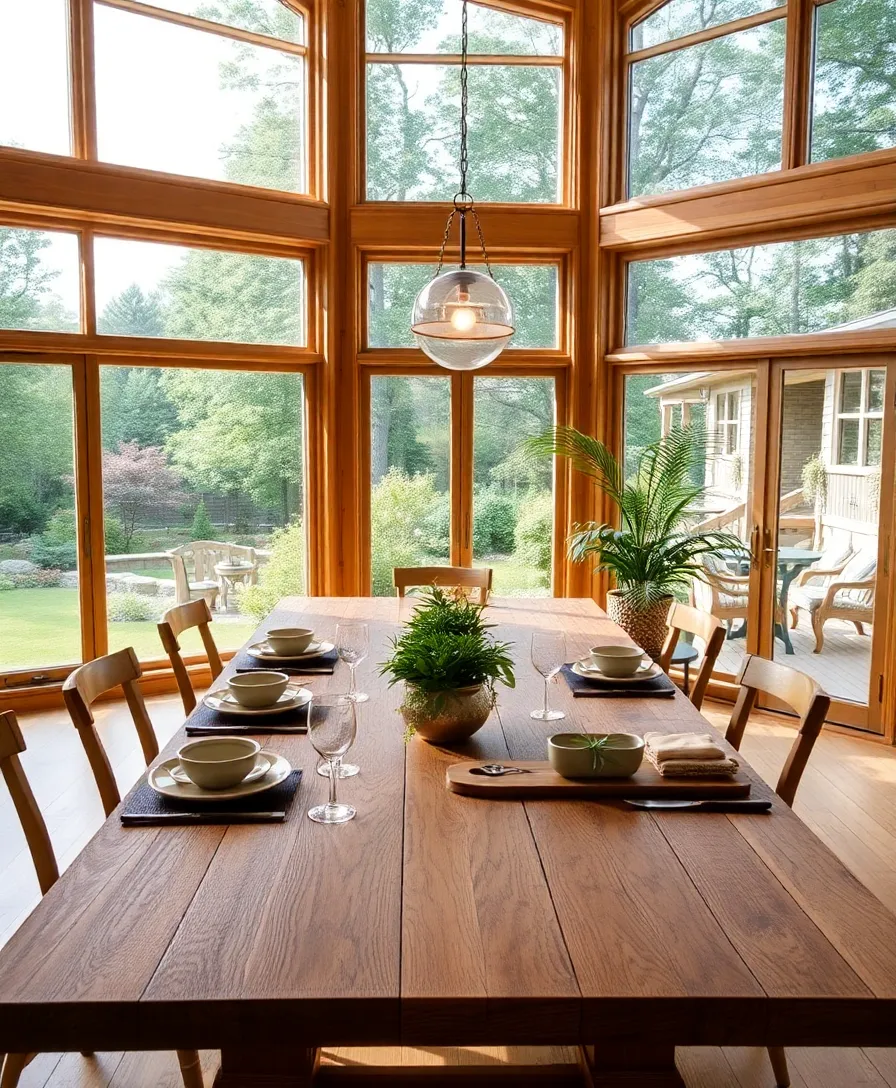 21 Whimsical Cottagecore Dining Rooms That'll Transport You to a Cozy Countryside! - 6. Nature-Inspired Retreat