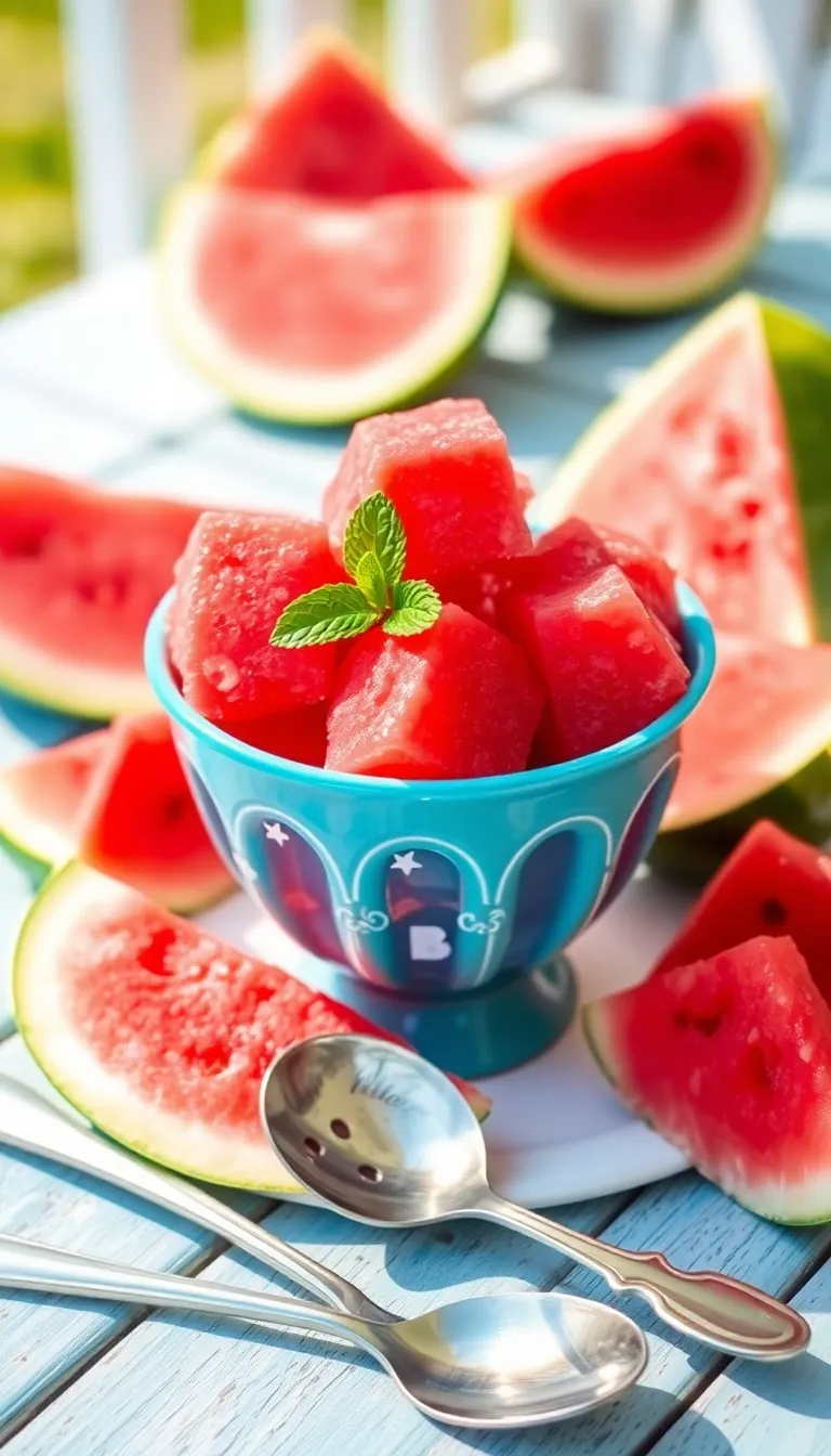 12 No-Bake Desserts That Are Perfect for Summer (Wait Until You Try #6!) - 11. Watermelon Sorbet