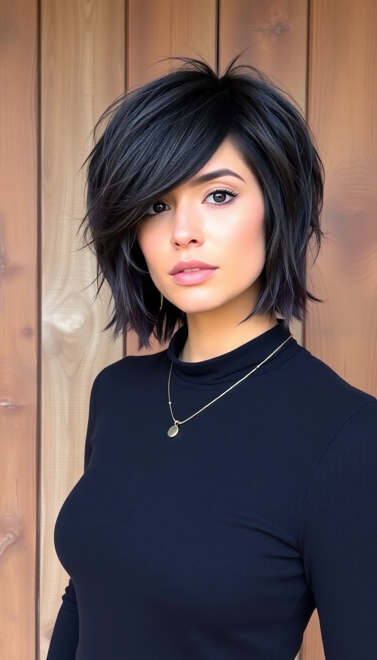 27 Short Goth Haircuts That'll Make You Stand Out in a Crowd (You Won't Believe #15!) - 6. Textured Crop