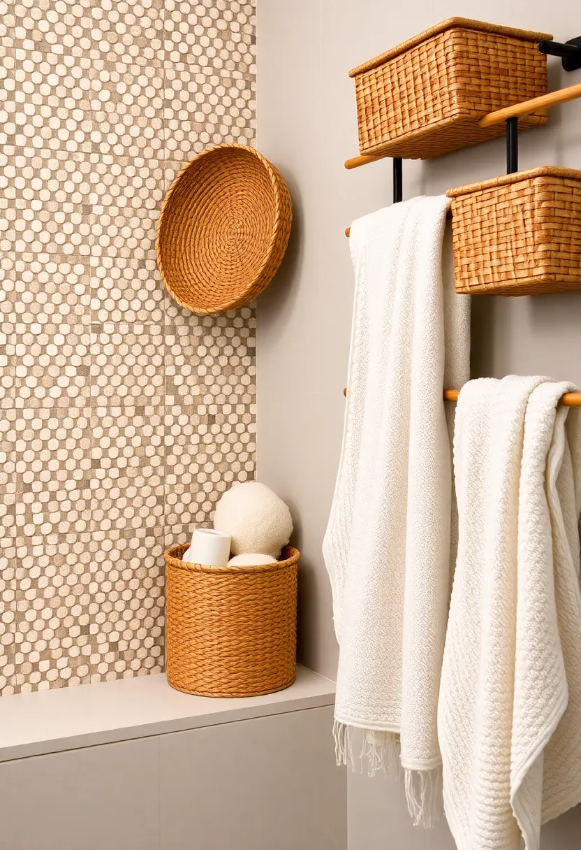 10 Bathroom Trends that will Transform Your Space into a Tranquil Oasis! - 7. Textured Surfaces