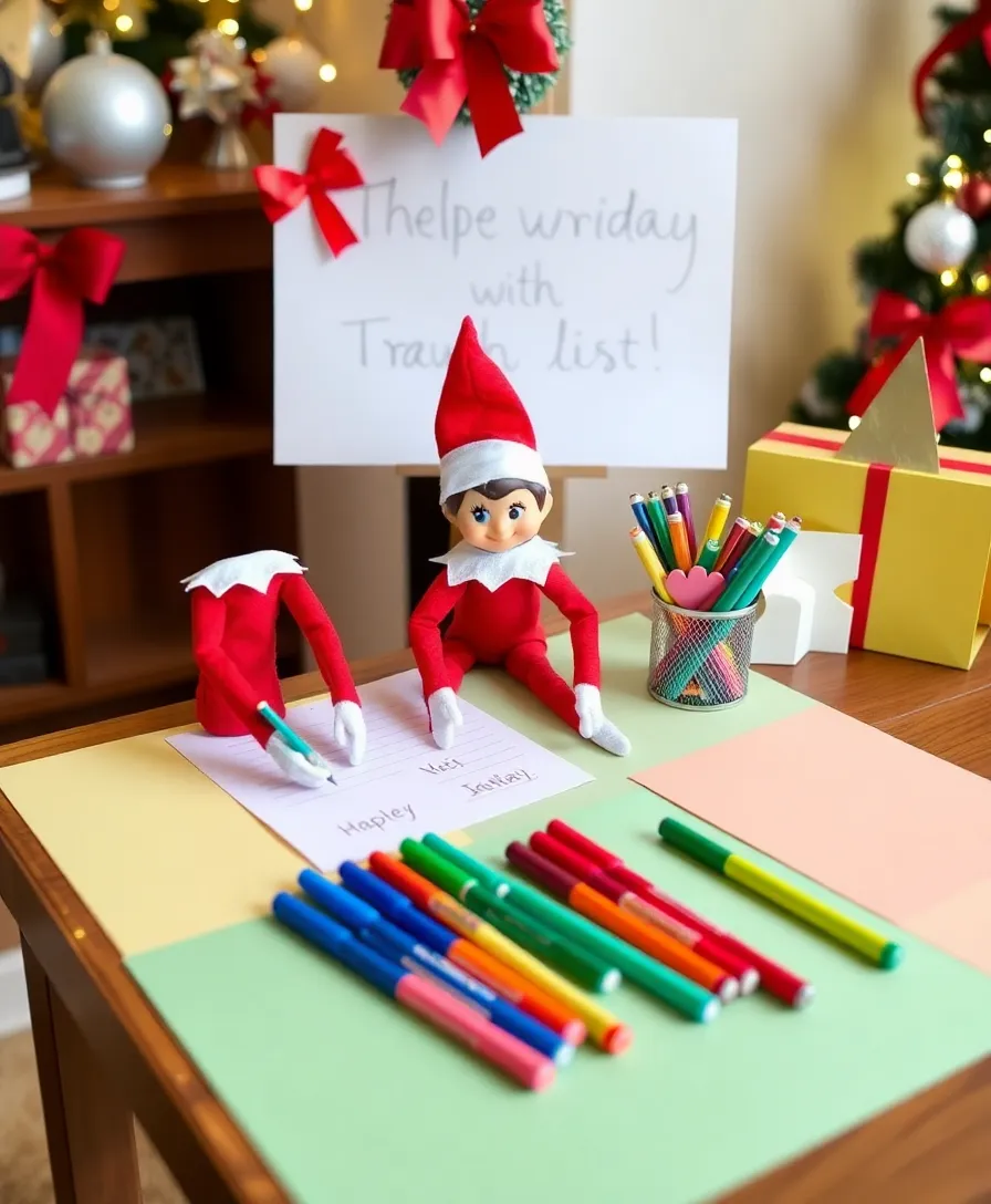 25 Elf on Shelf Activities That Will Make Your Family Holiday Unforgettable! - 21. Elf’s Holiday Wish List