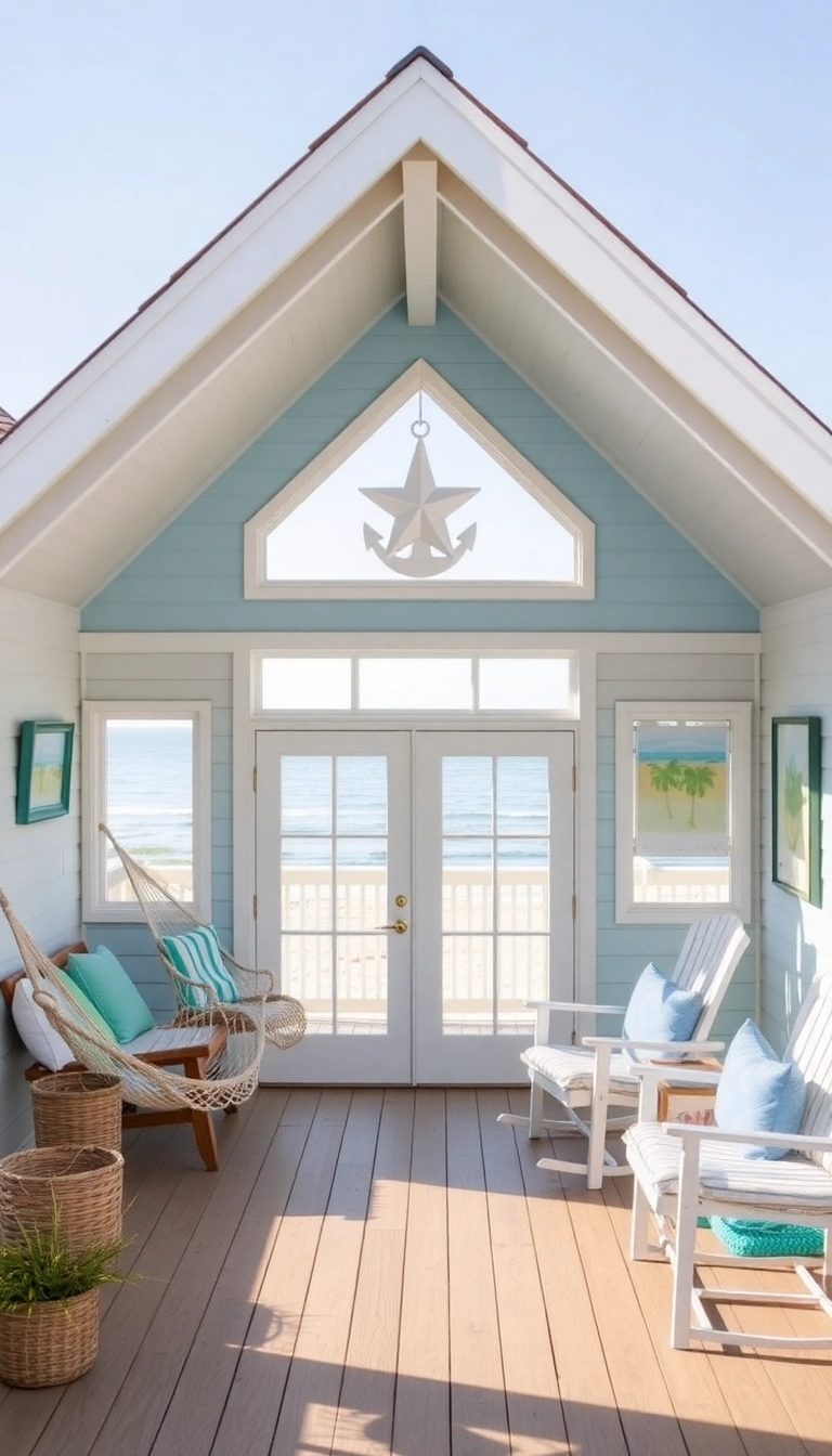 22 Rustic Chic A-Frame Cabins That Will Make You Fall in Love with Nature (You Won't Believe #5!) - 11. Coastal Charm