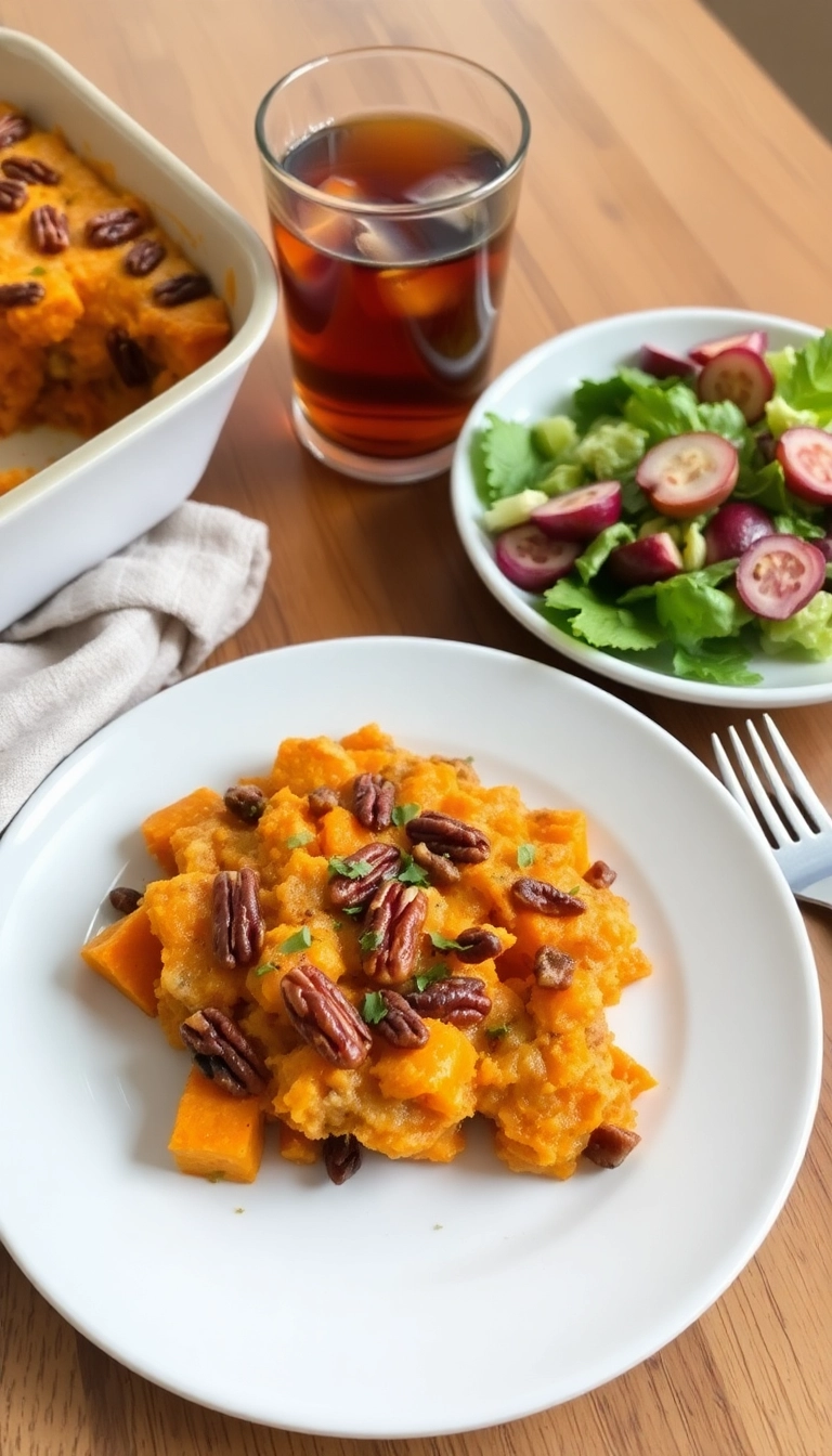 Why This Sweet Potato Casserole with Pecans Will Steal the Show at Your Next Dinner! - Leftover Delights