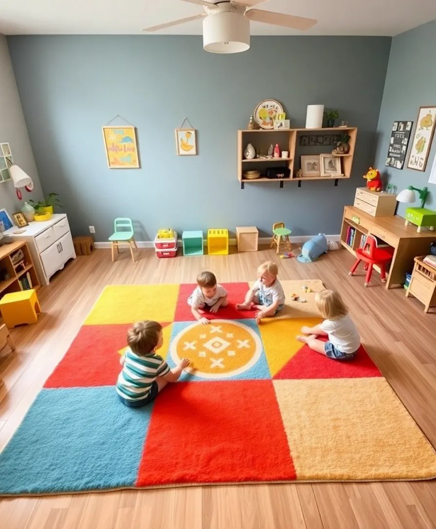 15 Stylish Kids' Room Furniture Ideas That Are Both Functional and Fun (Don't Miss #9!) - 15. Soft Area Rugs