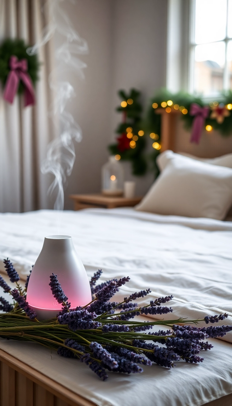 21 Christmas Essential Oil Blends That Will Fill Your Home with Holiday Cheer! - 7. Peaceful Lavender