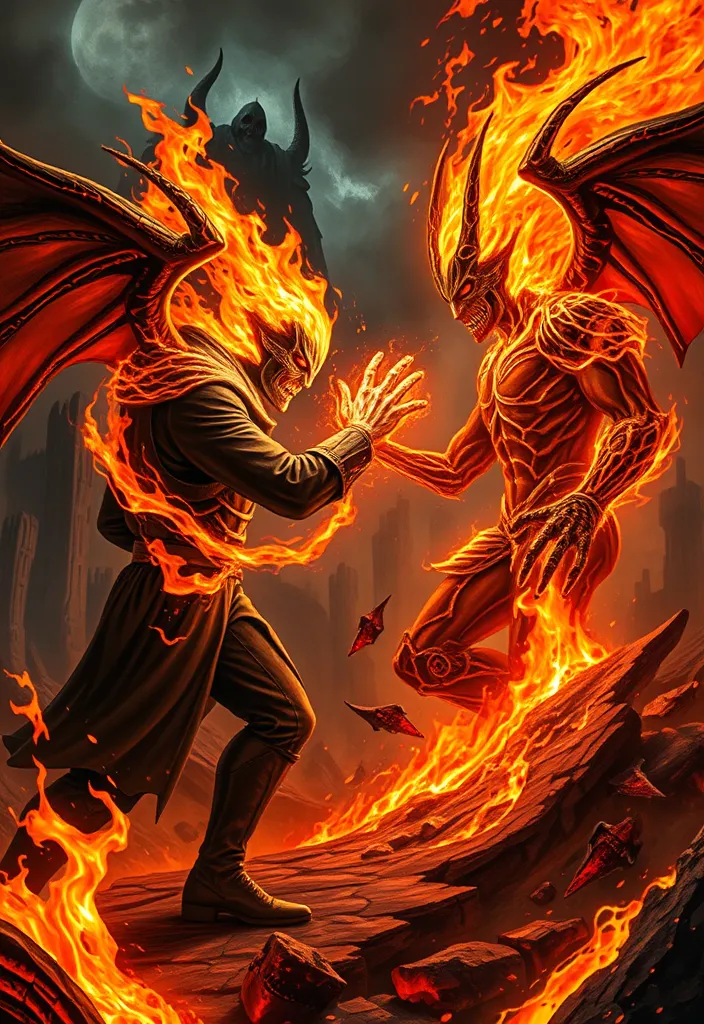 19 Unforgettable Video Game Moments with Marvel Rivals (You Can't Miss #7!) - 8. The Mystic Struggle: Ghost Rider vs. Mephisto