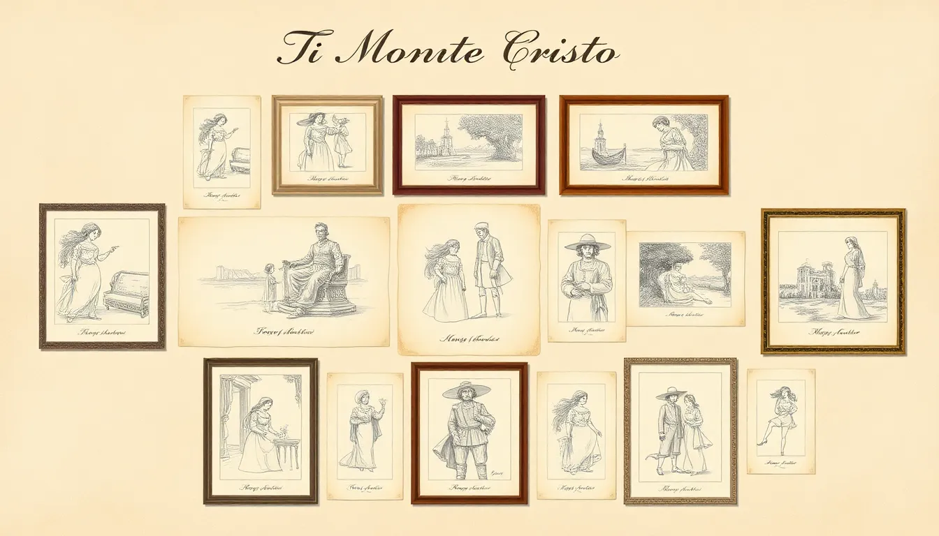 10 Stunning Sketches of the Count of Monte Cristo That Bring Dumas' Tale to Life!