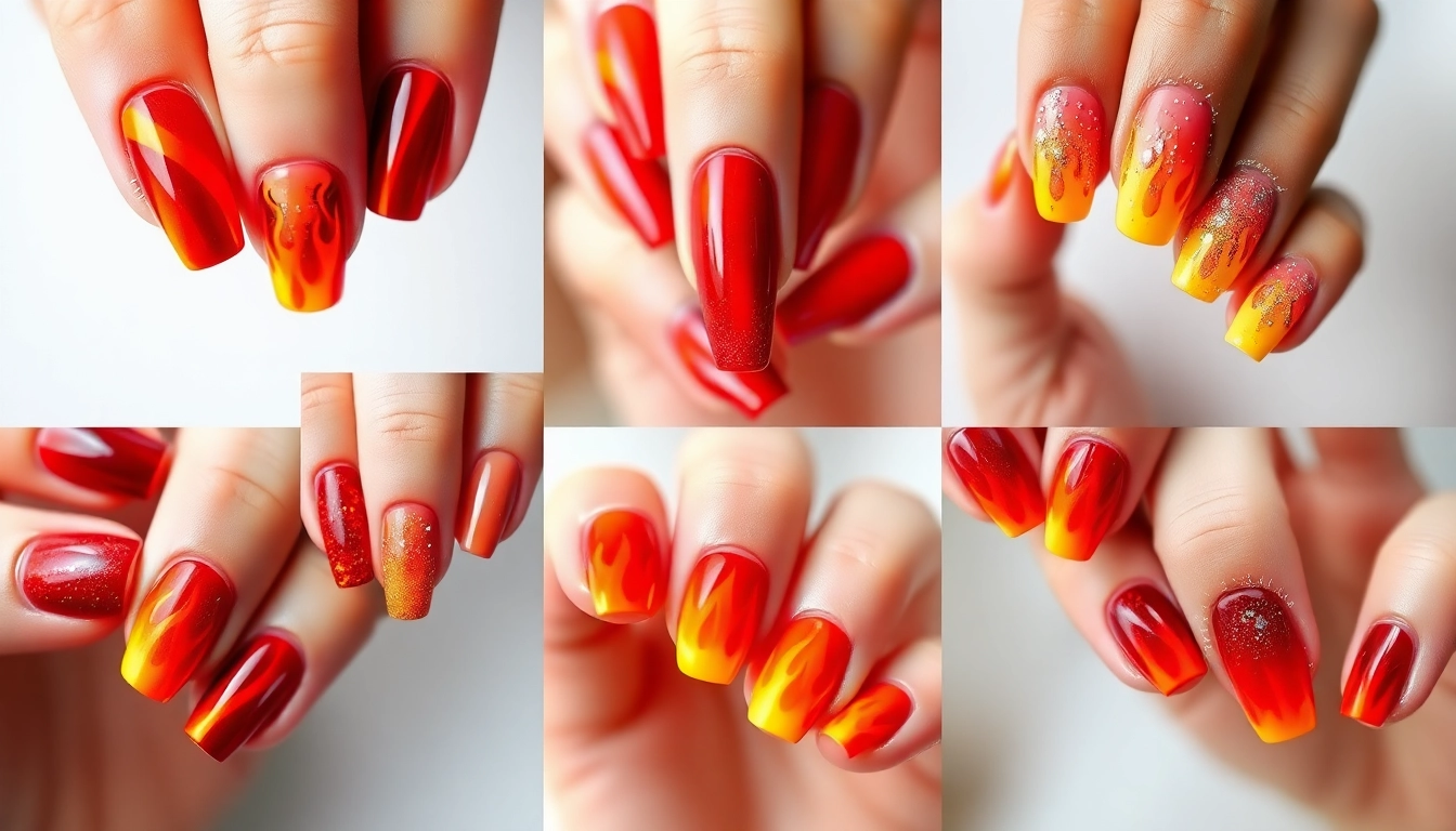 23 Fire Nail Inspirations That Will Ignite Your Creativity!