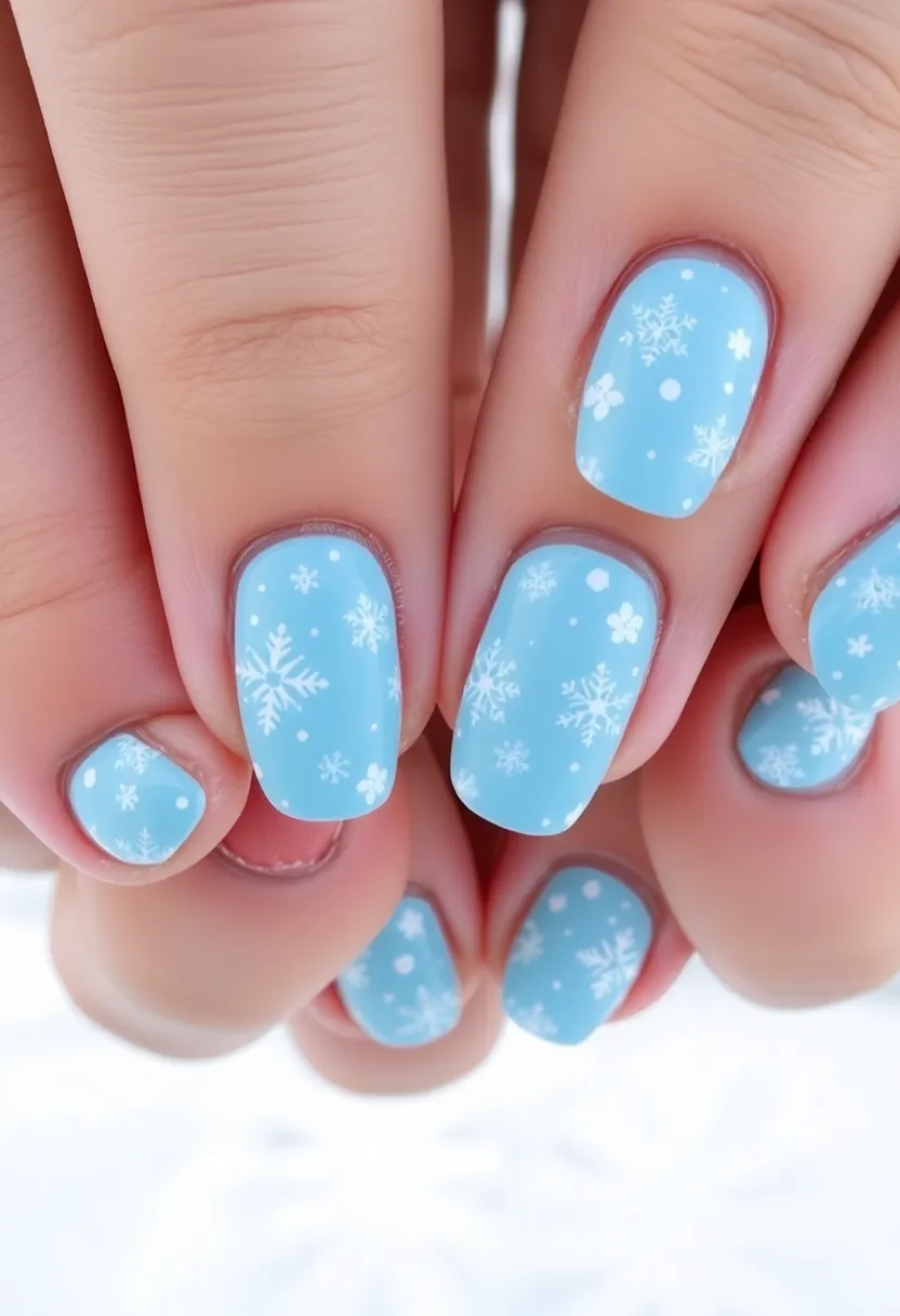 Join the 15-Day January Nails Challenge: 15 Days of Fun Nail Designs! - Day 1: Snowy Wonderland