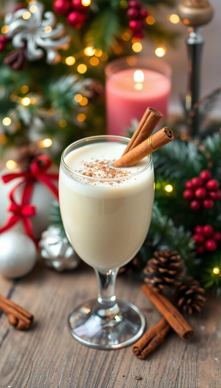 22 Christmas Dinner Ideas That'll Impress Your Guests (You Won't Believe #15!) - 21. Eggnog with a Twist