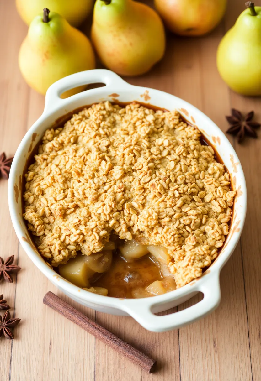 14 Seasonal Self Care Recipes for Cozy Nights In (You Won't Want to Miss #9!) - 11. Spiced Pear Cobbler