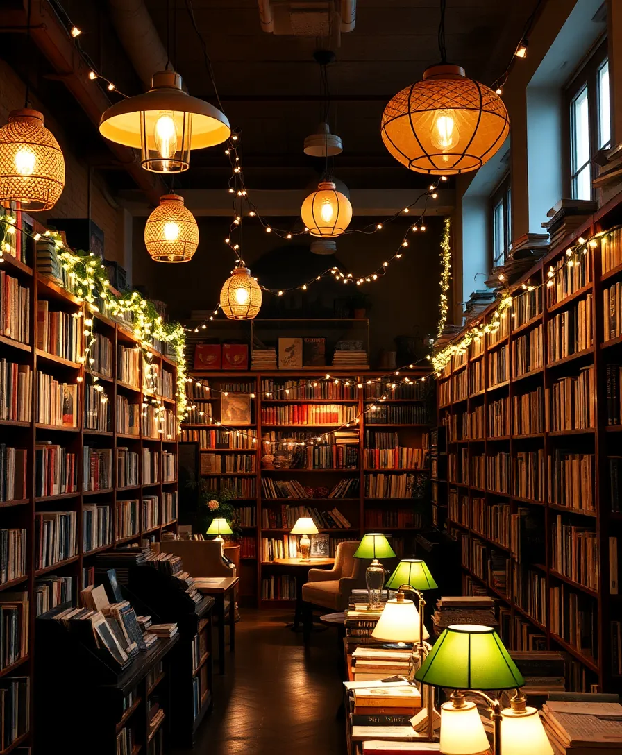 18 Cozy Bookstore Designs That Will Inspire Your Home Decor (Wait Until You See #9!) - 10. Soft Lighting