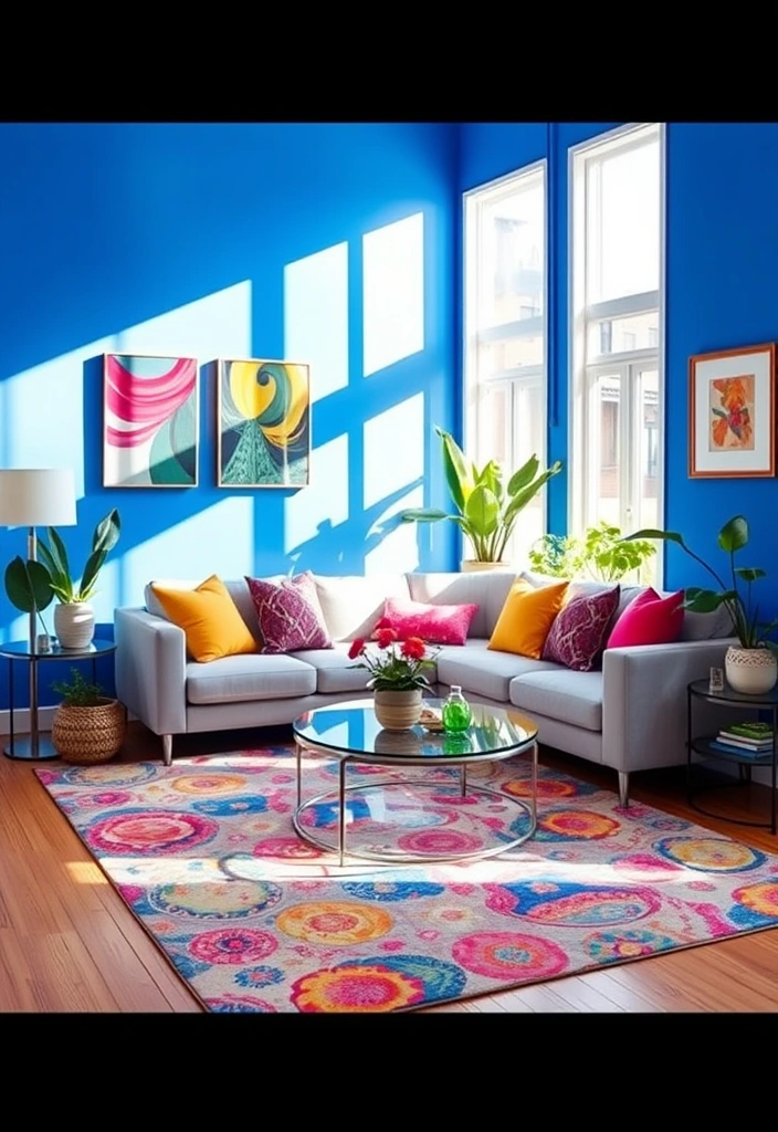 15 Living Room Makeover Ideas That Will Wow Your Guests (Especially #9!) - 1. Embrace Bold Colors