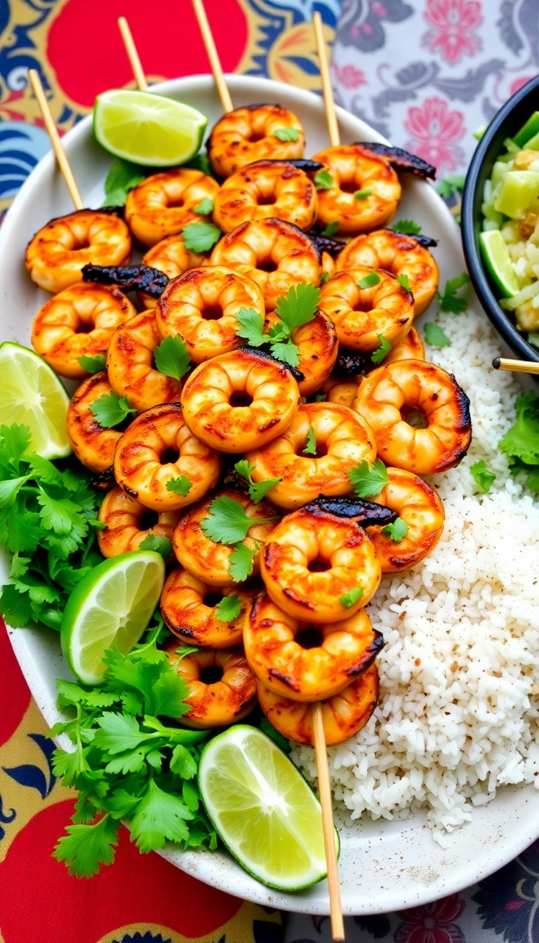 23 Dinner Plans Ideas That'll Make You Excited for Mealtime! - 13. Chili Lime Shrimp Skewers